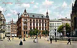 Das Neue Rathaus nördlich der Johanniskirche um 1907