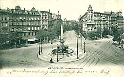 Hasselbachplatz und Kaiserstraße um 1905