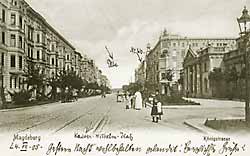 Blick in die östliche Königstraße um 1905